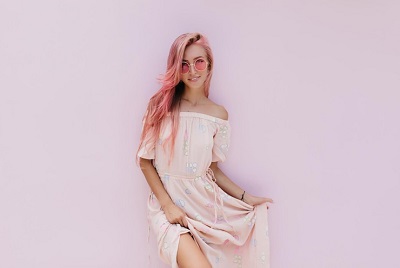 Imperial Off Shoulder Dress